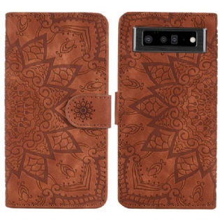 Flip Cover Google Pixel 6 Barok-mandala