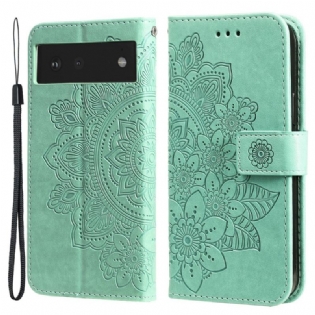 Flip Cover Google Pixel 6 Blomster Mandala