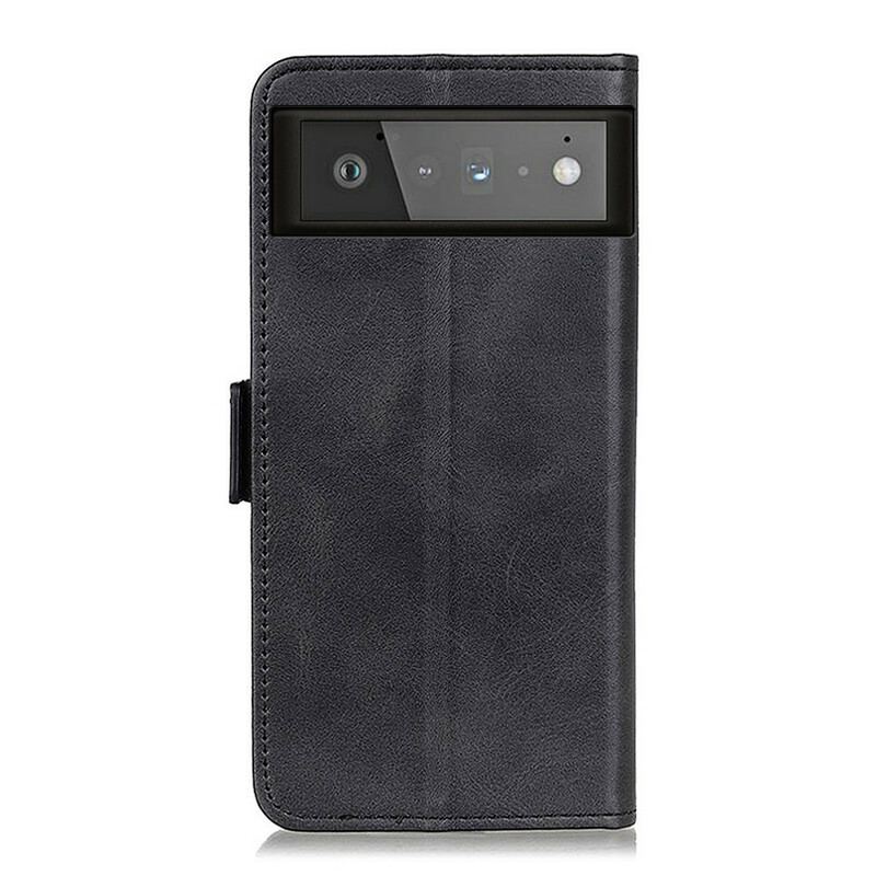 Flip Cover Google Pixel 6 Læder Cover Dobbelt Klap