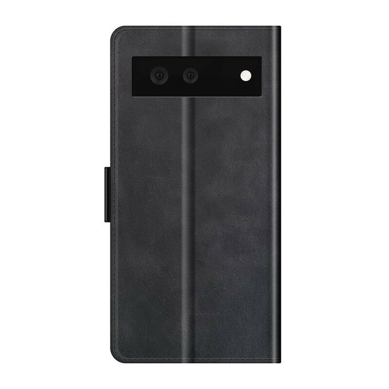 Flip Cover Google Pixel 6 Læder Cover Klassisk Dobbeltklap