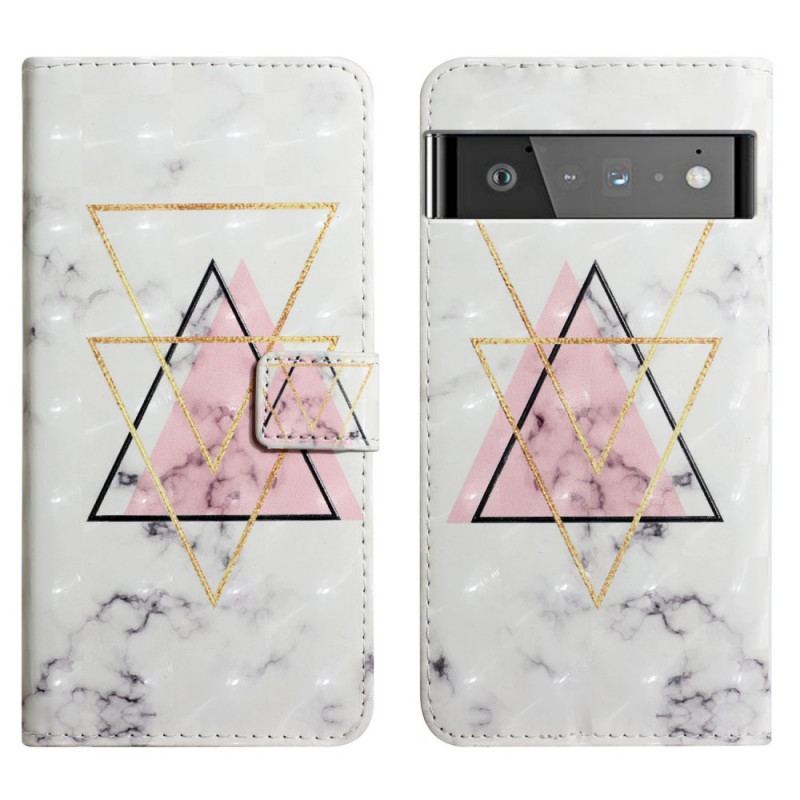 Flip Cover Google Pixel 6 Paillettrekant