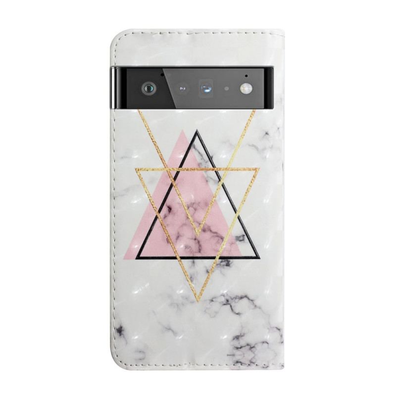 Flip Cover Google Pixel 6 Paillettrekant