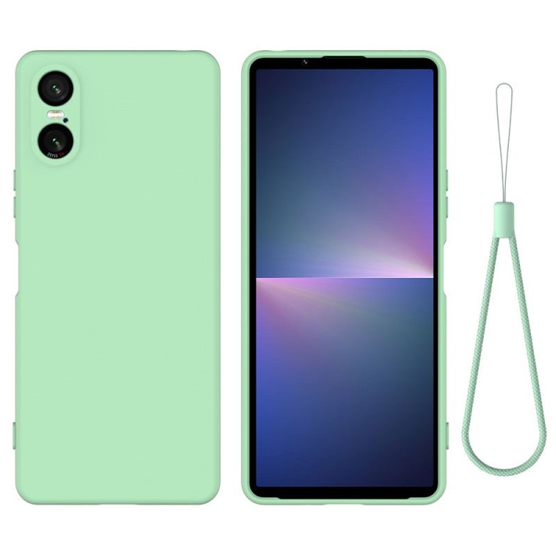 Cover Sony Xperia 10 Vi Flydende Silikone Strop