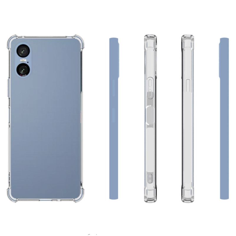 Cover Sony Xperia 10 Vi Telefon Etui Gennemsigtige Forstærkede Hjørner