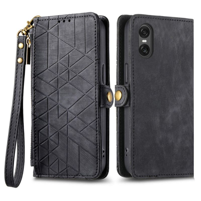 Flip Cover Til Sony Xperia 10 Vi Geometrisk Remdesign