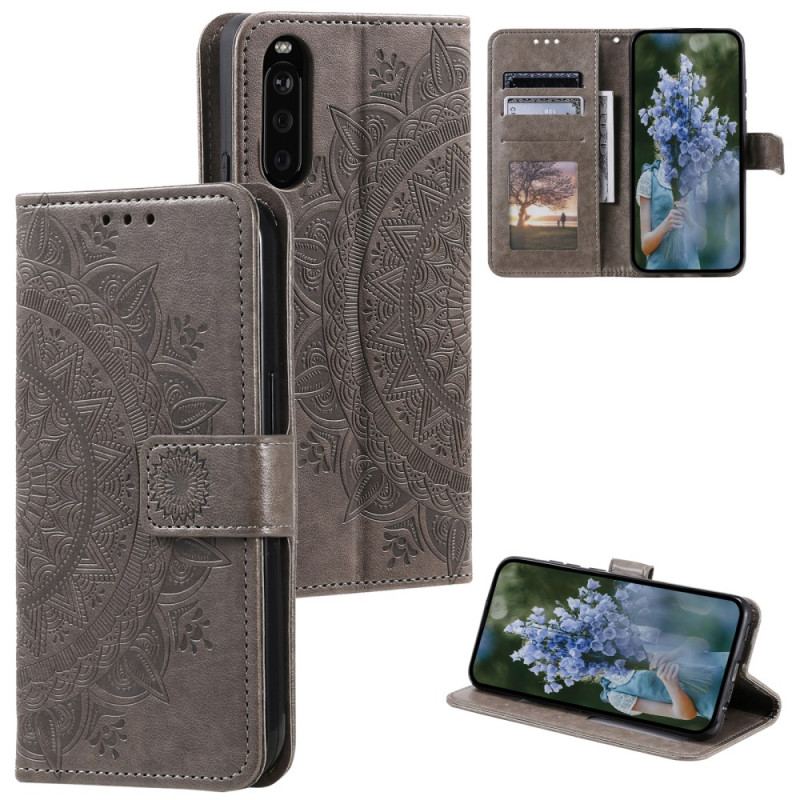 Flip Cover Til Sony Xperia 10 Vi Mandala Remmønster