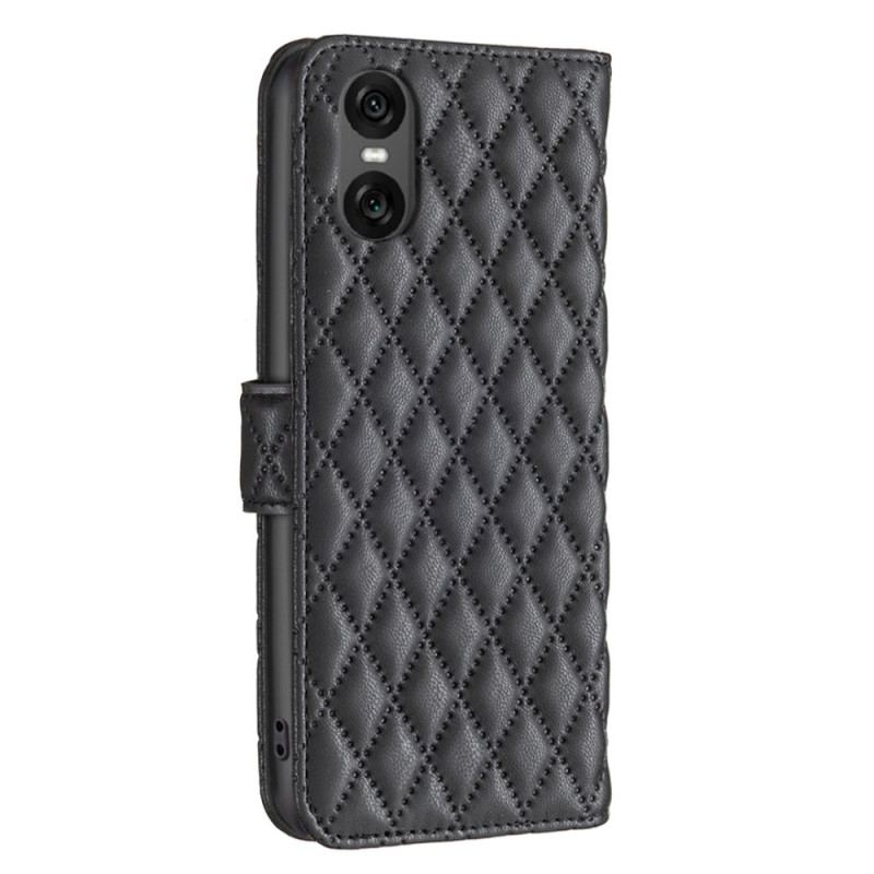 Flip Cover Til Sony Xperia 10 Vi Quiltet Binfen Farve