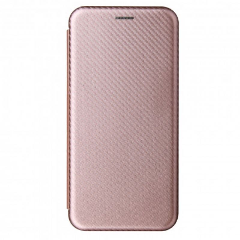 Cover Oppo A15 Flip Cover Farvet Carbon Silikone