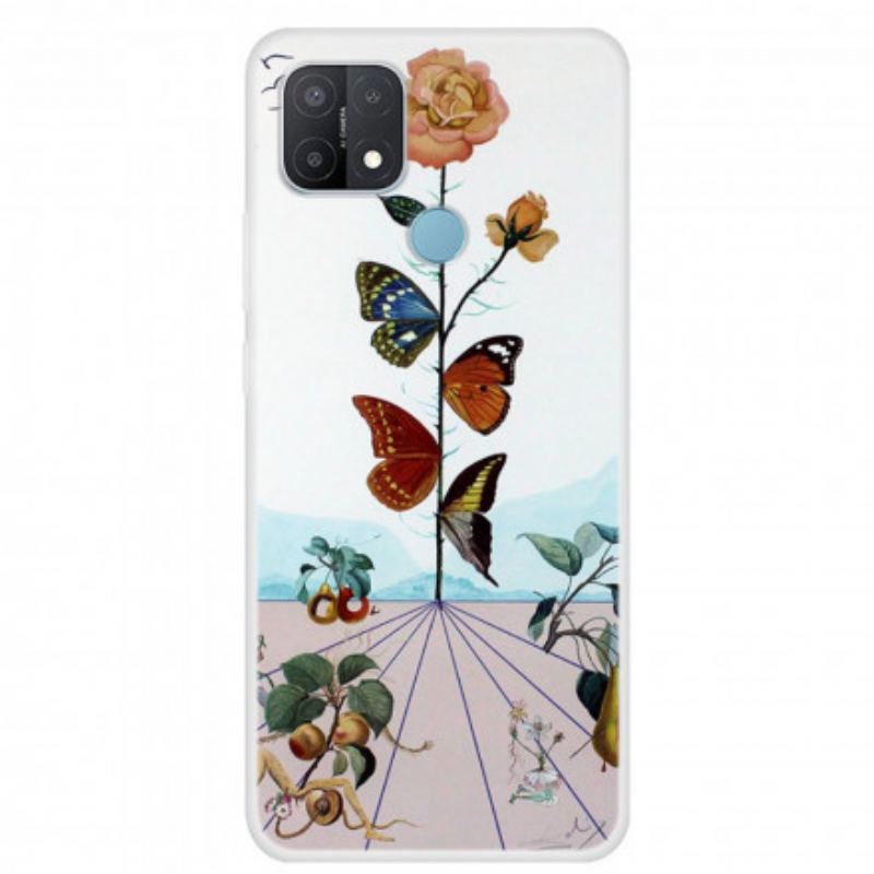 Cover Oppo A15 Naturens Sommerfugle