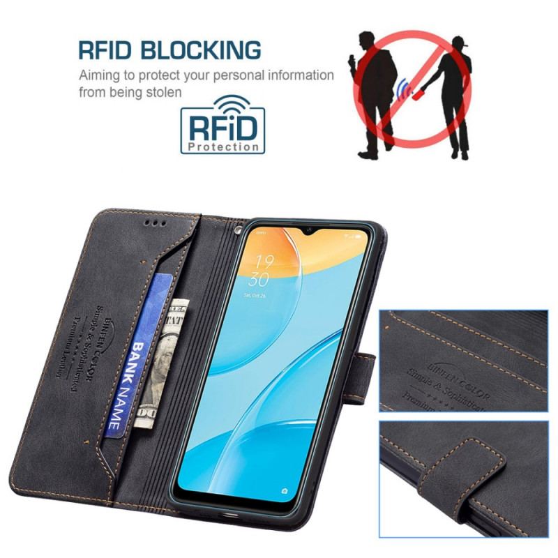 Flip Cover Oppo A15 Rfid Binfen Farve