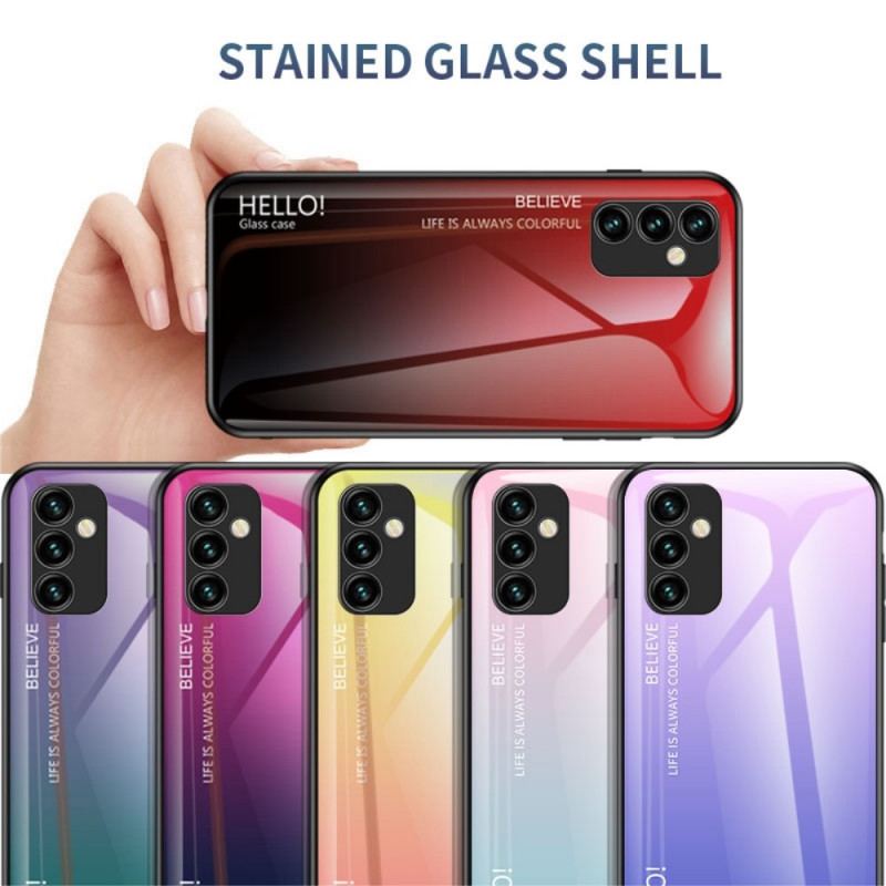 Cover Samsung Galaxy M23 5G Hærdet Glas Hej