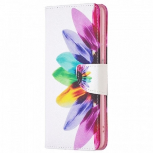 Flip Cover Samsung Galaxy M23 5G Akvarel Blomst