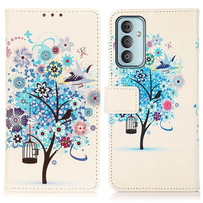 Flip Cover Samsung Galaxy M23 5G Blomstrende Træ