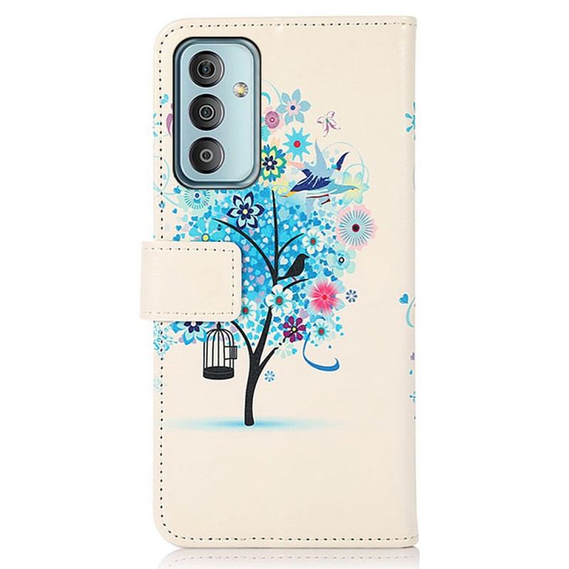 Flip Cover Samsung Galaxy M23 5G Blomstrende Træ