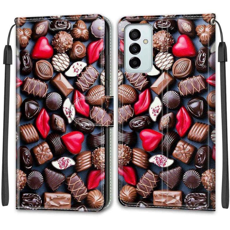 Flip Cover Samsung Galaxy M23 5G Chokolade