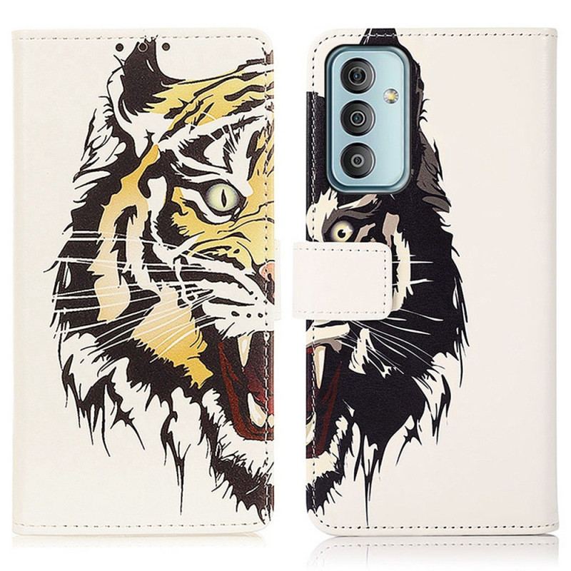 Flip Cover Samsung Galaxy M23 5G Hård Tiger