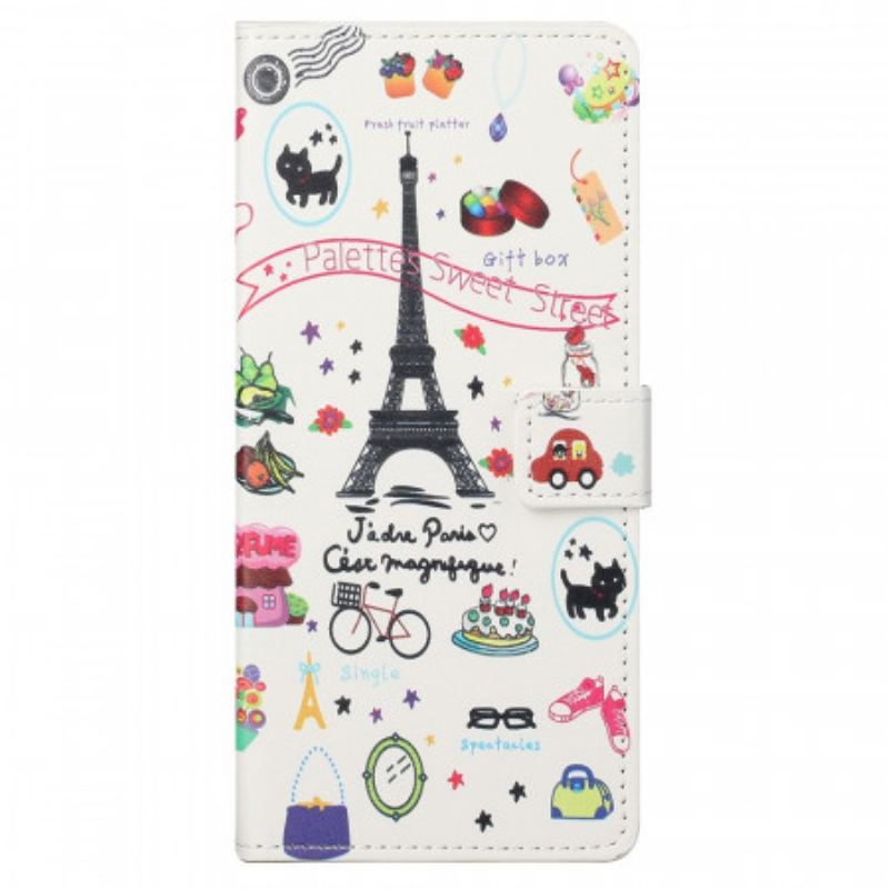 Flip Cover Samsung Galaxy M23 5G Jeg Elsker Paris