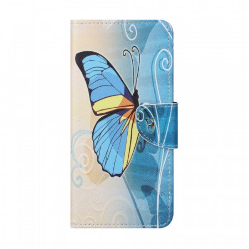 Flip Cover Samsung Galaxy M23 5G Kongelig Sommerfugl