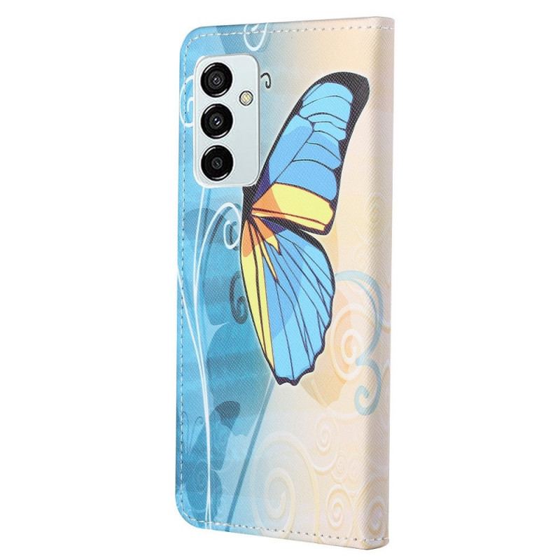 Flip Cover Samsung Galaxy M23 5G Kongelig Sommerfugl