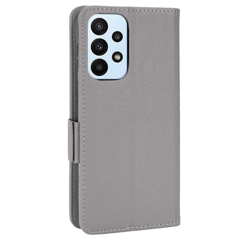 Flip Cover Samsung Galaxy M23 5G Lychee Læder Stil