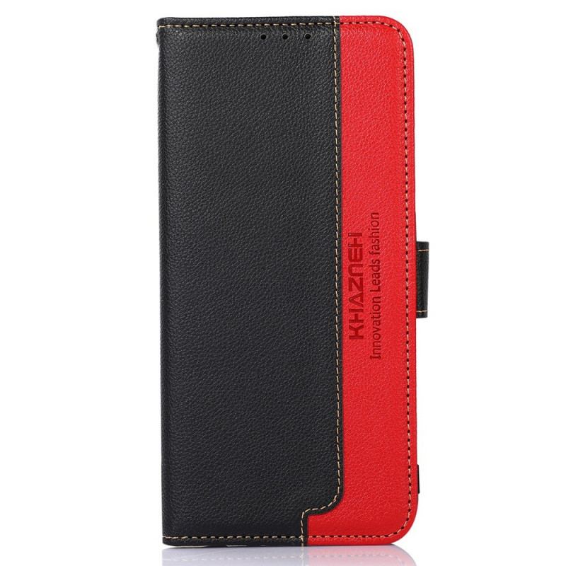 Flip Cover Samsung Galaxy M23 5G Lychee Style Rfid Khazneh