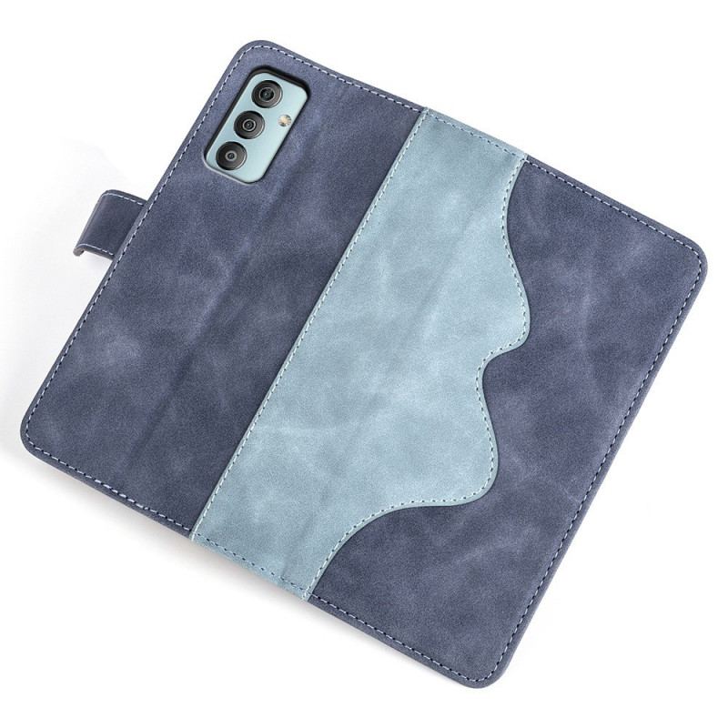 Flip Cover Samsung Galaxy M23 5G Tofarvet Kunstlæder