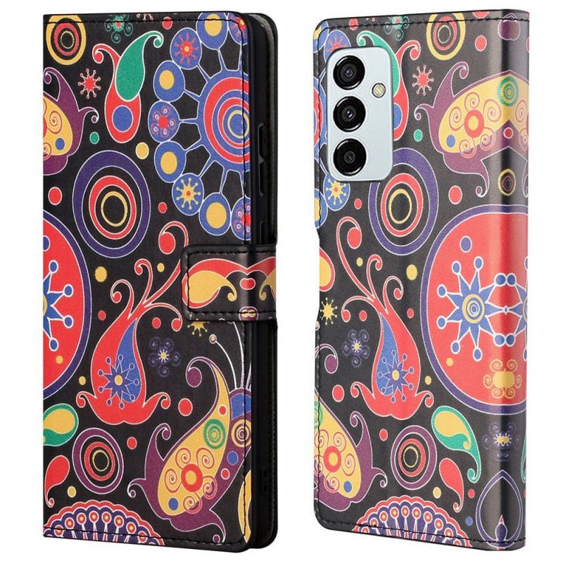 Læder Cover Samsung Galaxy M23 5G Galaxy Mønster