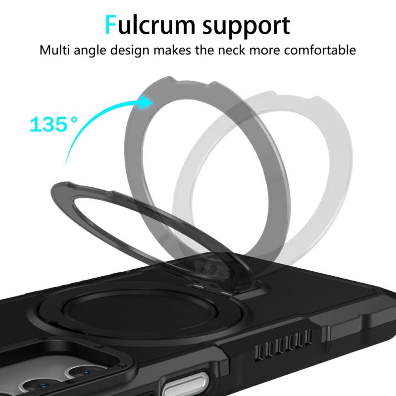 Cover Samsung Galaxy A15 5g Metal Effekt Ring Holder