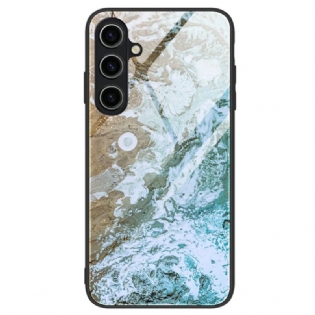 Cover Samsung Galaxy A15 Hærdet Glas I Marmorstil