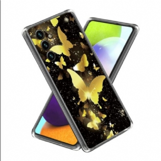 Cover Samsung Galaxy A15 Lyse Sommerfugle