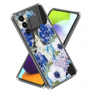 Cover Samsung Galaxy A15 Telefon Etui Blomster