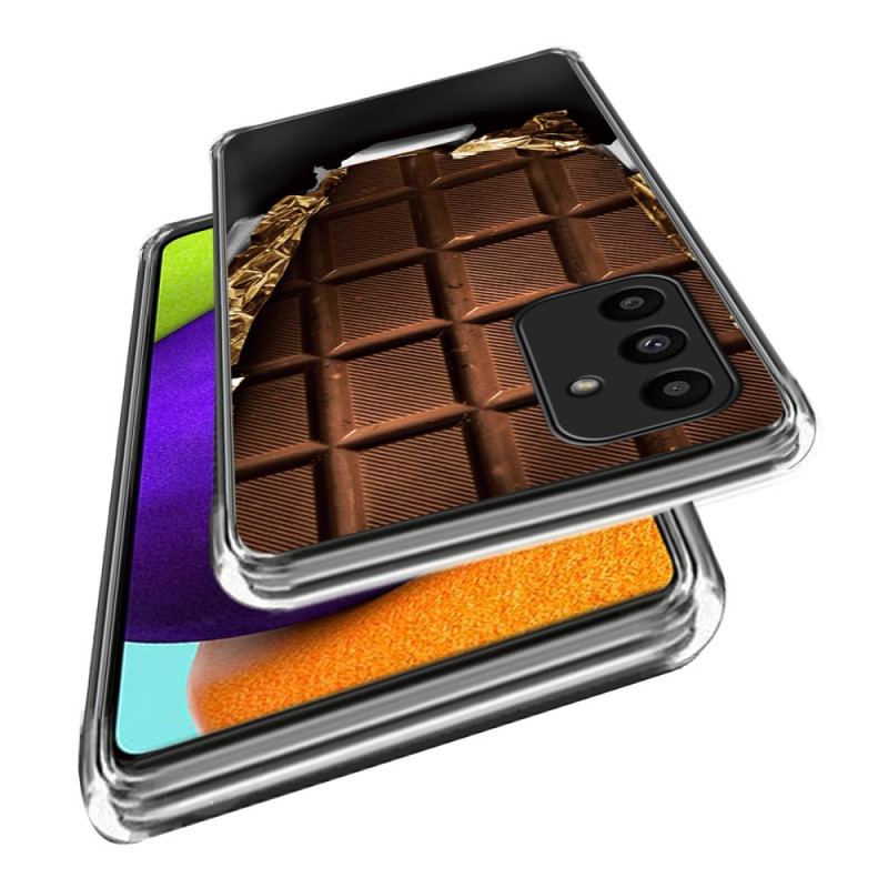 Cover Samsung Galaxy A15 Telefon Etui Chokolade