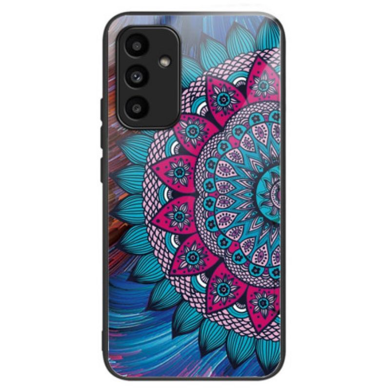 Cover Samsung Galaxy A15 Telefon Etui Mandala Hærdet Glas