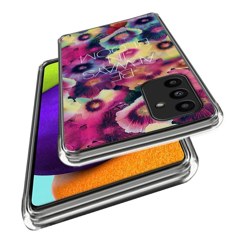 Cover Til Samsung Galaxy A15 Farverige Blomster