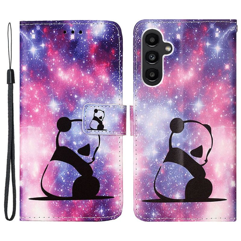 Flip Cover Samsung Galaxy A15 Baby Panda Med Rem