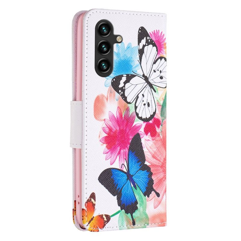 Flip Cover Samsung Galaxy A15 To Sommerfugle