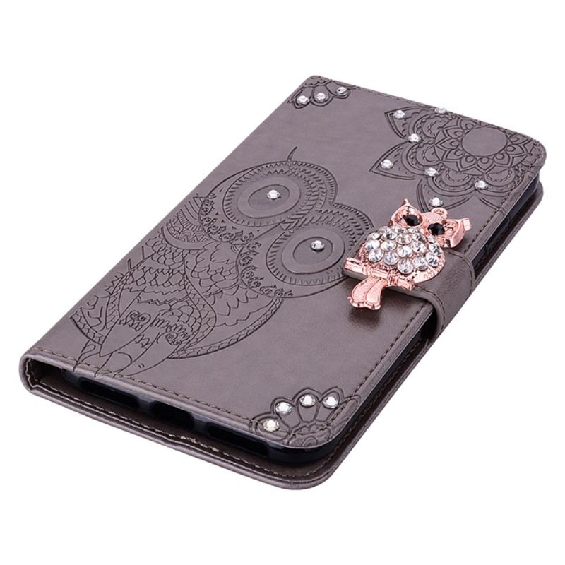 Flip Cover Samsung Galaxy A15 Ugle Mandala Og Charm