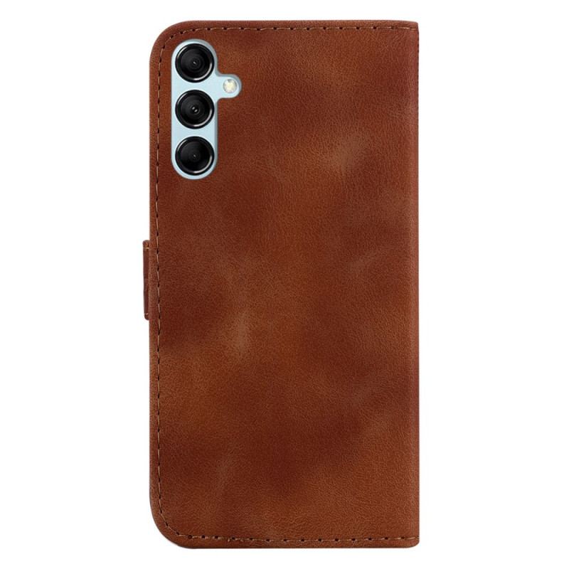 Læder Cover Samsung Galaxy A15 Telefon Etui Design 7 Med Rem