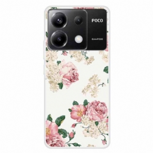 Cover Poco X6 5g Frihedsblomster