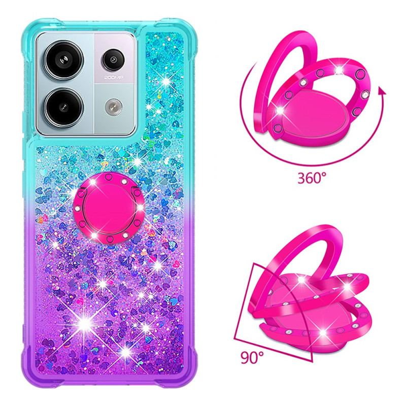 Cover Poco X6 5g Gradient Glitter