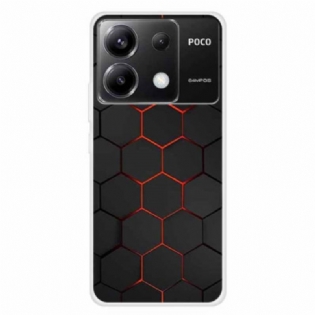 Cover Til Poco X6 5g Rød Honeycomb