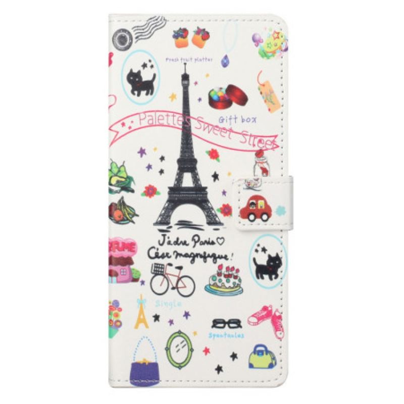 Flip Cover Poco X6 5g Jeg Elsker Paris