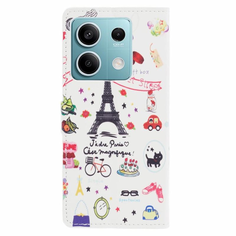 Flip Cover Poco X6 5g Jeg Elsker Paris