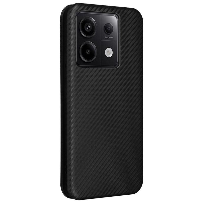 Flip Cover Poco X6 5g Kulfiber