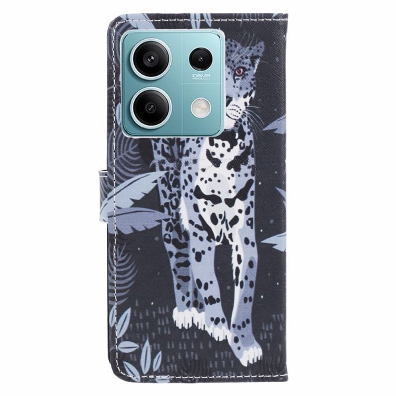 Flip Cover Poco X6 5g Leopardrem