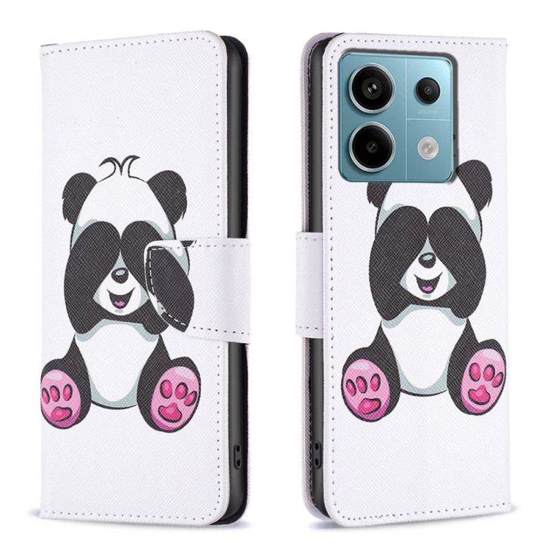 Flip Cover Poco X6 5g Lille Panda