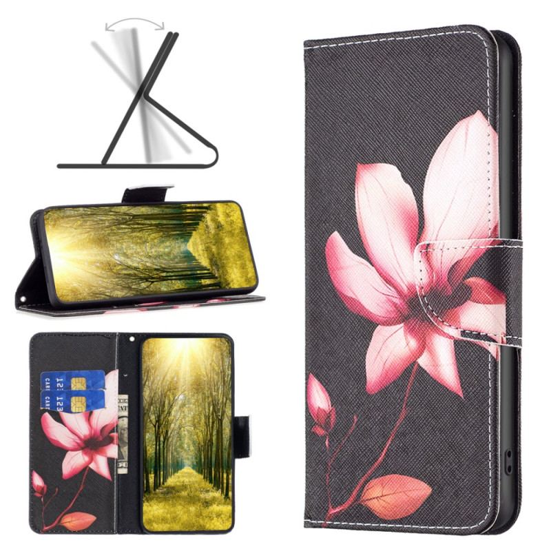 Flip Cover Poco X6 5g Lotus