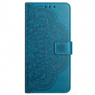 Flip Cover Poco X6 5g Mandala Trykt Rem