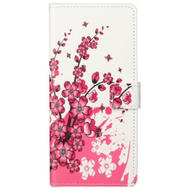 Flip Cover Til Poco X6 5g Blommeblomster