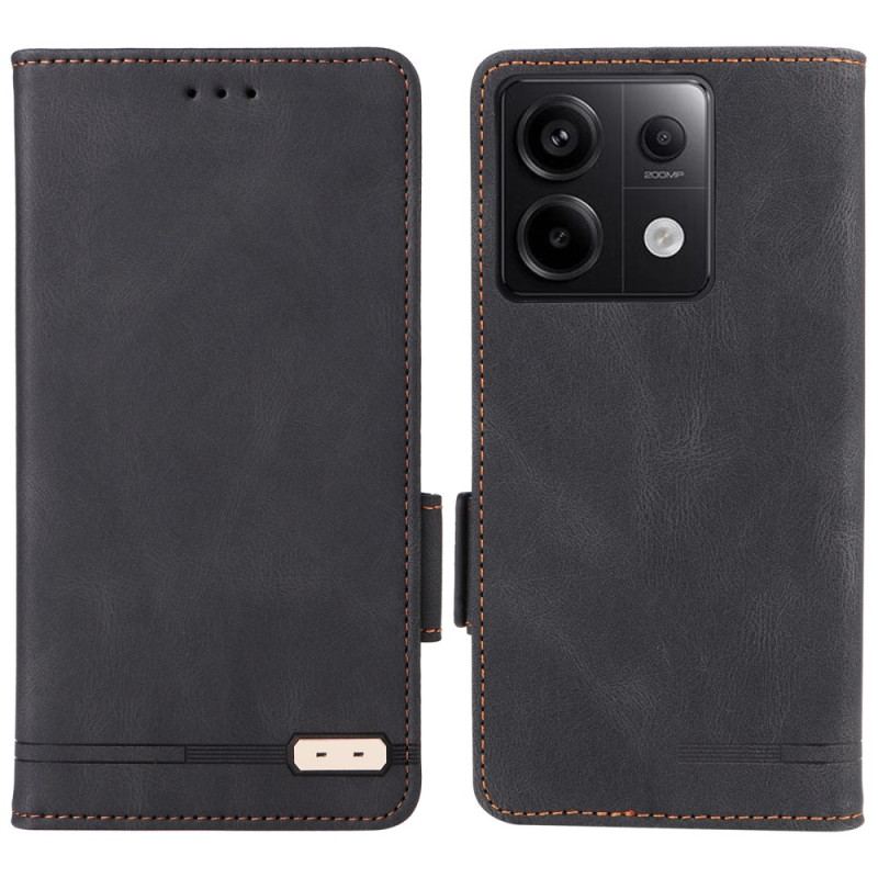 Flip Cover Til Poco X6 5g Retro Design